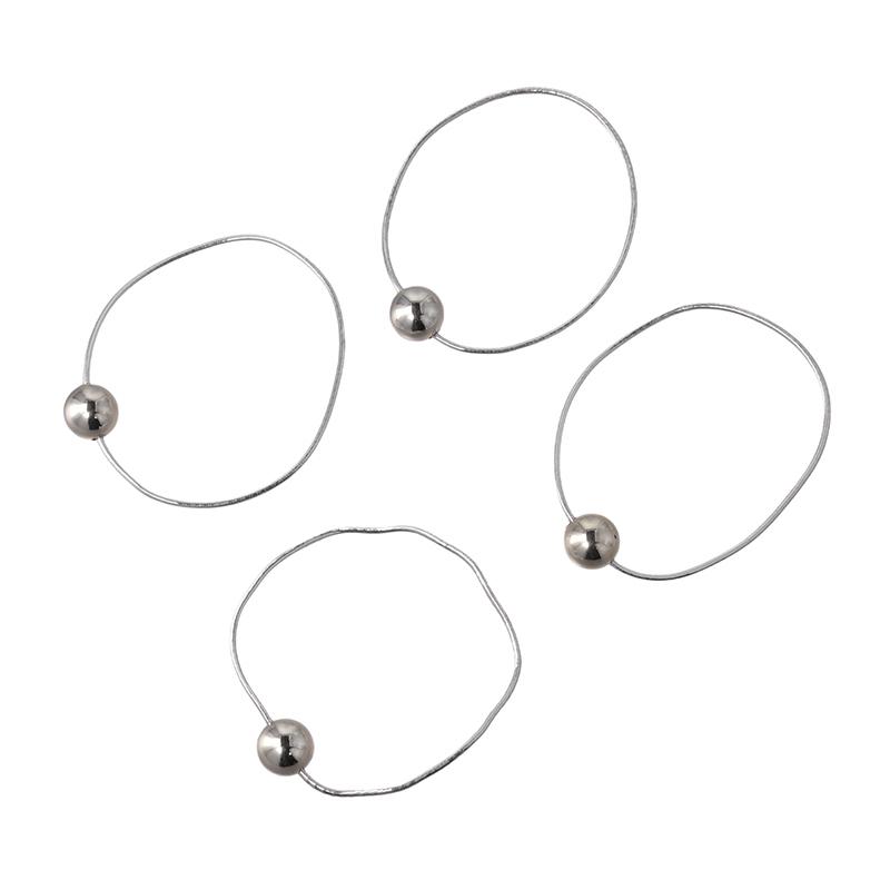 1/4 PCS Headbands High-End Hair Accessories Korean Style Hairpins Fashion Ball Designs Ultra-Bright Gold/Silver Headrope