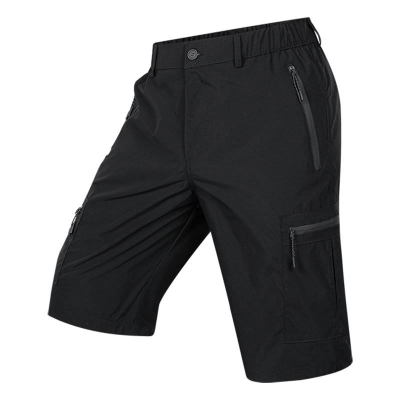 Summer Quick Dry Cargo Shorts Mens Lightweight Work Cargo Shorts Multi Pockets Waterproof Outdoor Hiking Fishing Shorts Male