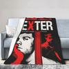 Dexter Morgan Soft Plush Throw Blanket for Kids  Cozy Flannel Bedspread Bedroom Bed Cover