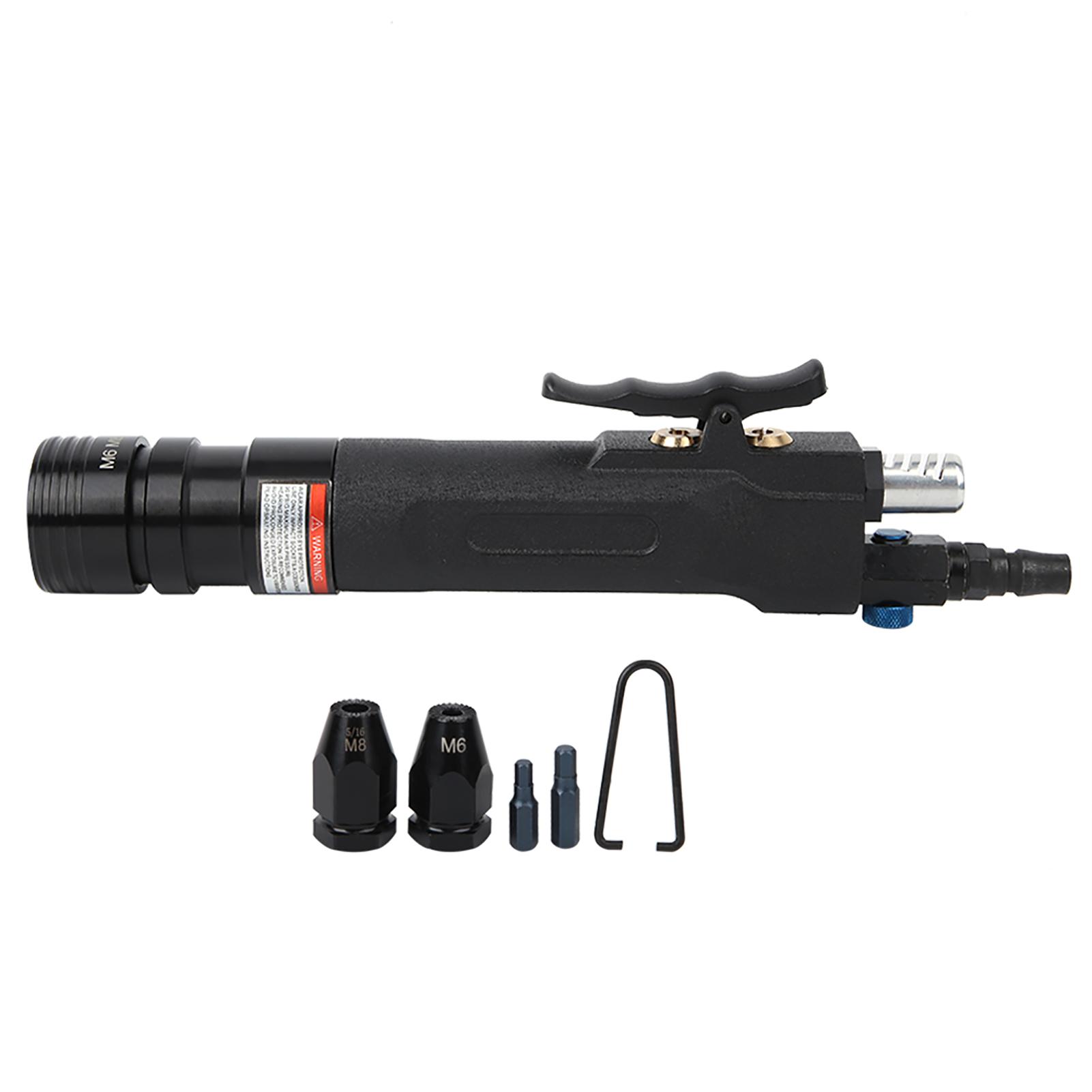 

KP7813 Straight Shank Pneumatic Riveter Gun Air Rivet Nut Gun Pulling Riveting Tool