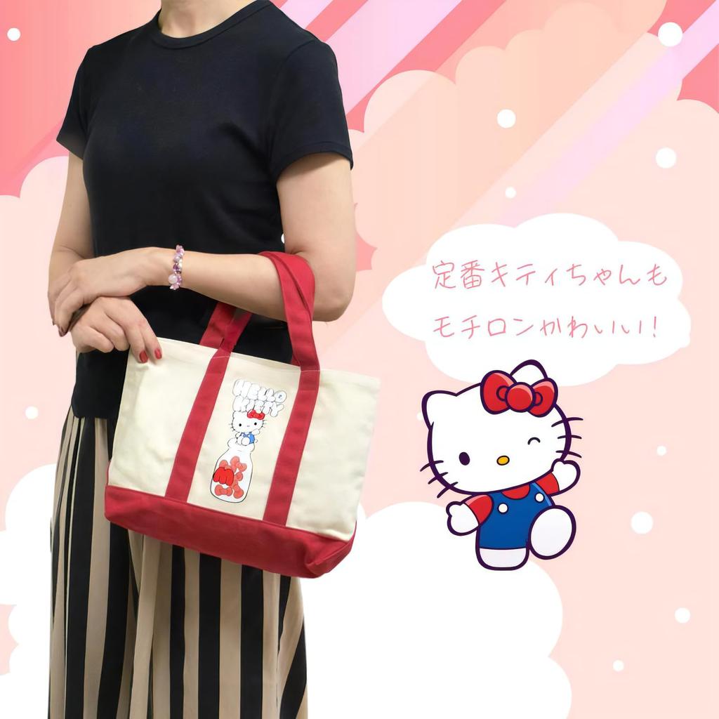 My Melody Bag Canvas Tote Bag B5 My Melody Goods for Children and Adults Sanrio [Lelotte]