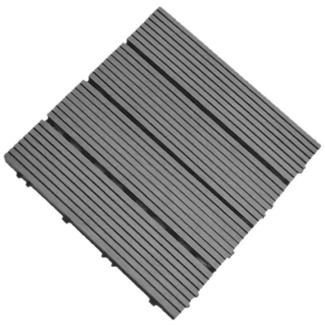 Outdoor Composite Wood-Plastic Flooring: Durable, Anti-Corrosion, Self-Laying for Patio, Balcony, or Terrace