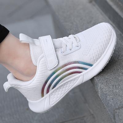 Spring and Autumn Classmates Girls Sneakers Breathable Double Mesh Shoes Lightweight Girls Running Shoes Middle Children's Shoes