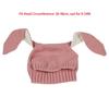 Soft Material Rabbit Beanie Long Floppy Ear Earflap Cap Comfortable Toddler Beanie  Winter Warmth