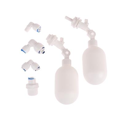 Water Tank Level Control Reverse Osmosis System 1/4" 3/8" Mini Float Valve Aquarium Fish Tank Water Dispenser Float Ball Valve