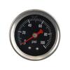 Fuel Pressure Gauge with 4AN Fuel Pressure Take Off Fitting, 0-100Psi, 1-1/2" Black Dial, 1/8"NPT Center Back Mount