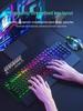 Silent Wired Mechanical-Feel Keyboard and Mouse Set for Gaming, Office, and Desktop Use