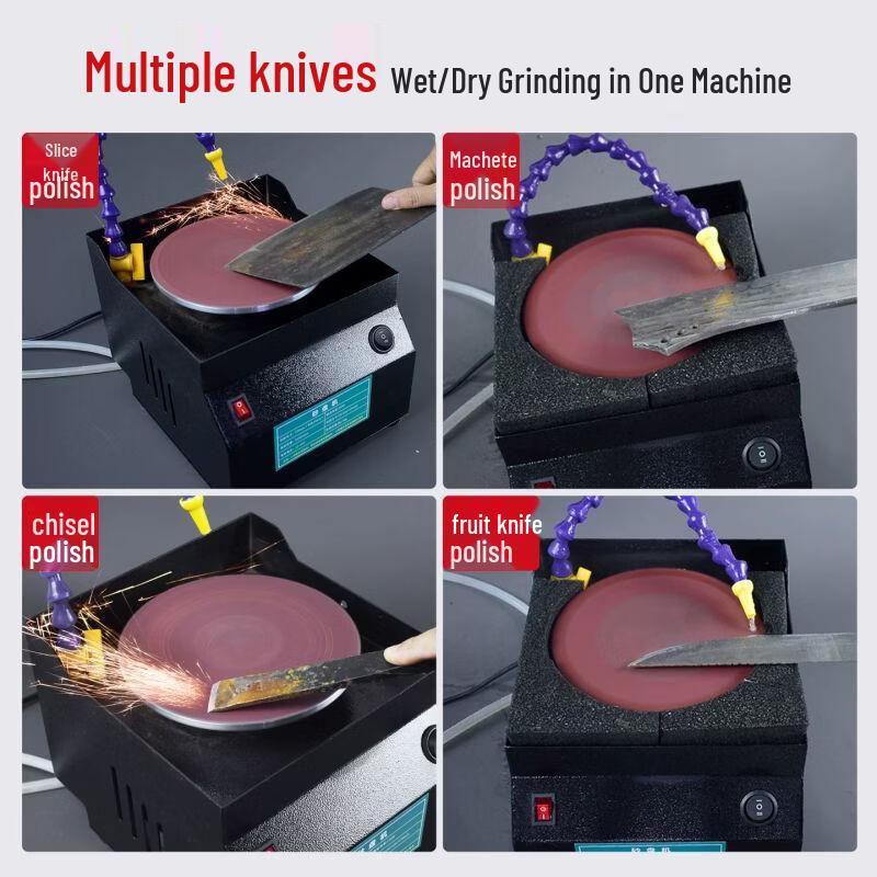 Qiucao Universal Electric Wet Belt Grinder and Sharpener