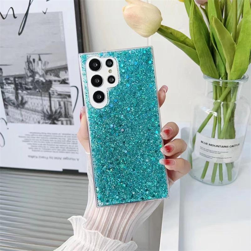 Samsung S11FE mobile phone case sequin glitter s11ultraA11/A11 Epoxy S11 +/A11 protective case