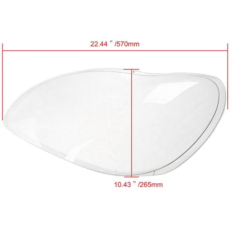 For  S-Class W220 1998-2005 Car Headlight Cover Clear Lens Headlamp Lampshade Shell