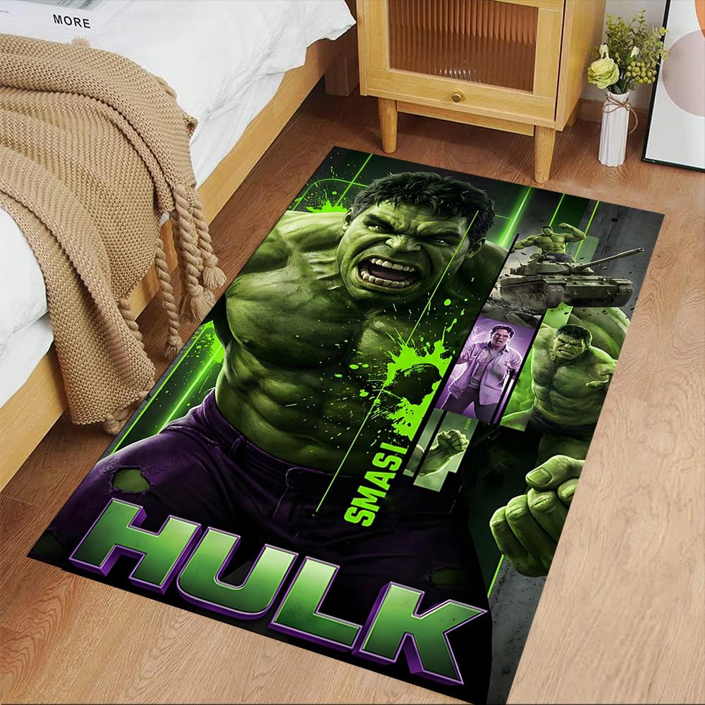 Hulk Comic Panels Floor Mat Perfect for Dormitory Study room Living Rooms Outdoor Anti-slip Rug Decorate Offices Birthday/Christmas Gift
