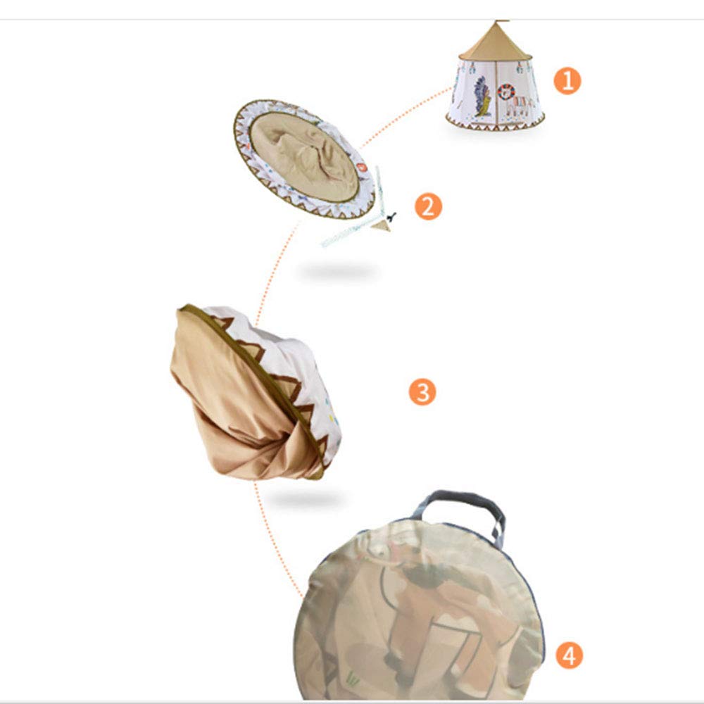 OSC Kids Sleeping Tent Secret Educational For Toy Play Perfect Year Gift Tent, Children's Tent, House, Foldable, Base, Playhouse, Toy, Indoors, Parks,