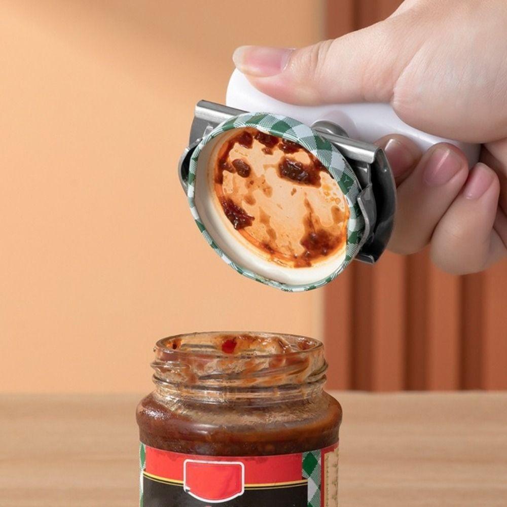 Rutschfester Manueller Dosenöffner Edelstahl Glasöffner Tragbarer Flaschenöffner Zuhause