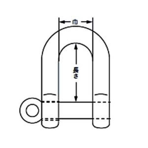Taiyo Seiki Kogyo Black Torsion Shackle, 19mm