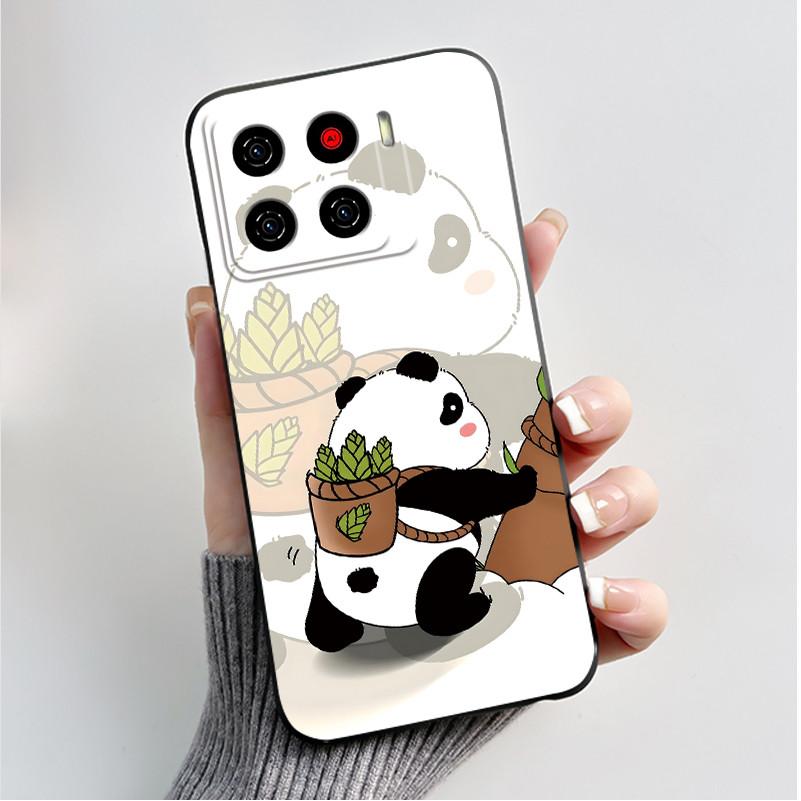 Printing Pattern Case For ZTE Blade A56 Z2473 Nubia A56 Soft Silicone Black Shell Cover For Blade A56 Pro Cute Flower Casing