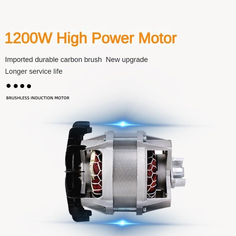 1200W Elektrisk gressklipper med høy effekt 220V Bærbar gressklipper Husholdnings Håndskyv Hage Gressklipper