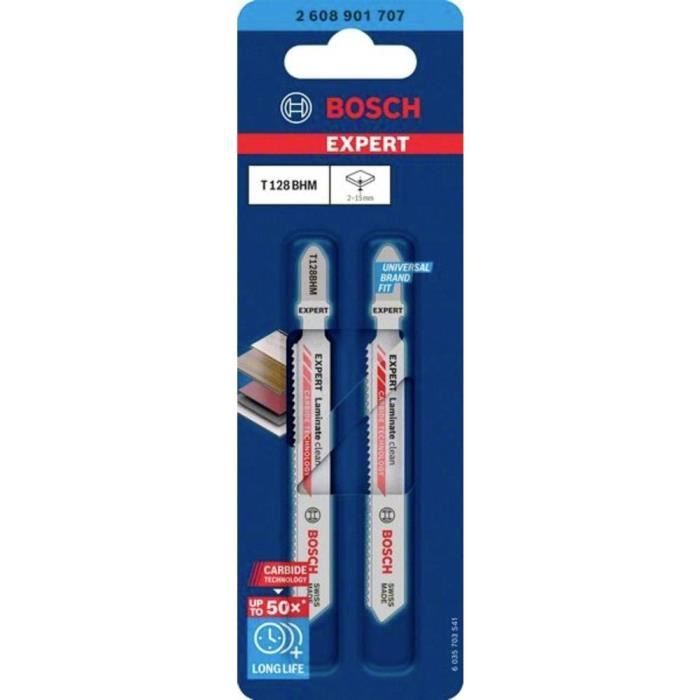 Bosch Accessories 2608901707 EXPERT « LAMINATE CLEAN » T 128 FEUILLES BHM 2 pc(s)