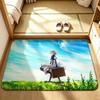Anime-Violet EvergardenS Floor Mat Bedroom Carpet, Bathroom Foot Mat, Doormat, Non-Slip Absorbent Multi-Use