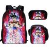 Primary And Secondary School Students Dragonball Schoolbag Three-Piece Cartoon Animation Backpack