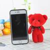 5.1inch Bear Plush Doll Soft Stuffed Animal Plushies Keychain Pendant Cute Bear Plush Toys For Gifts Keychain Backpack Decoration