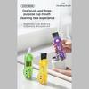 Three-in-one cleaning brush shark style kitchen portable purple green yellow 1pcs