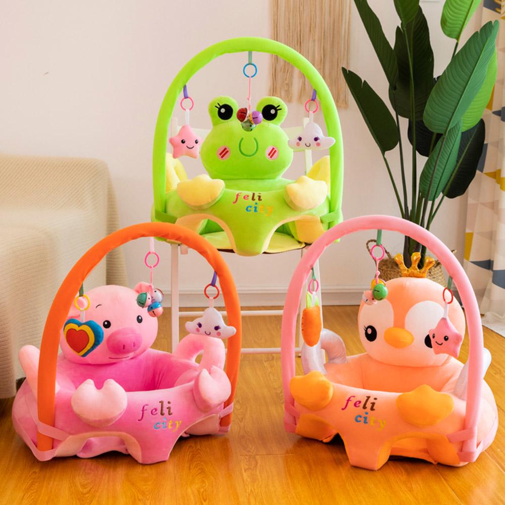 Cute Cartoon Baby Sofa Support Seat Cover Learning To Sit Plush Feeding Chair Cute Cartoon Baby Sofa Support Seat Cover Learning To Sit Plush Feeding Chair