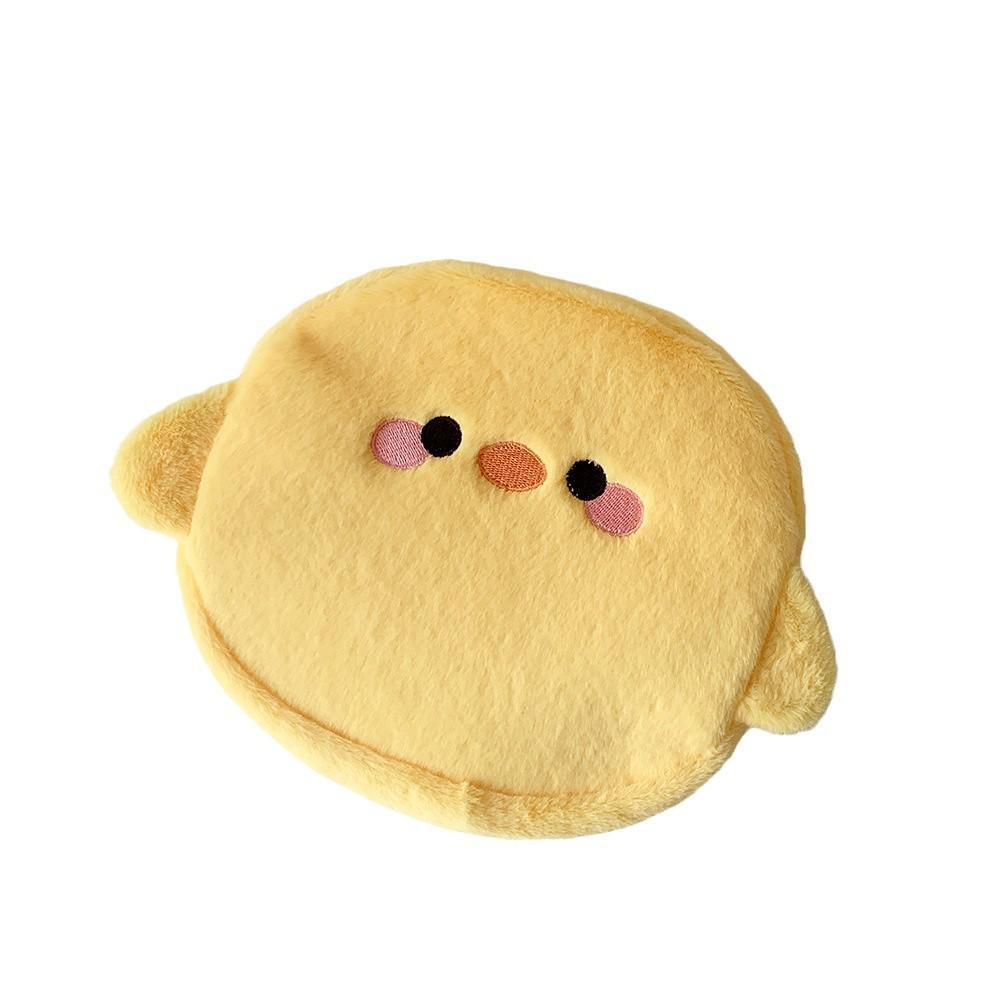 Adorable Fluffy Chicken Plush Makeup & Travel Bag - Spacious Student Toiletry Organizer