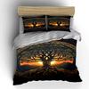Tree of Life Sunset Bedding Set Design Bedding set (1 duvet cover, 2 pillowcases, duvet not included)
