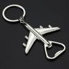 Metal Car keychains Airplane Beer Opener Wedding Supplies Bottle Opener  Trendy