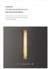 All-Copper Modern Bedside Wall Lamp - Creative Decorative Light for Bedroom and Living Room