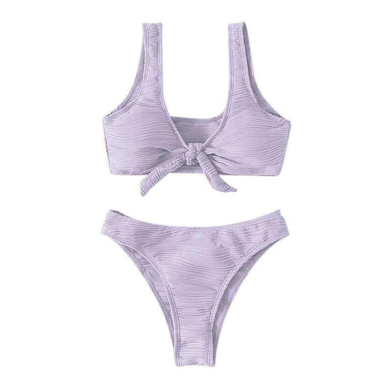 TS JYL-BK188 Knot Bikini Top, Separated Stylish Swimwear For Beach Use XL