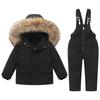 Thick Winter Down Jacket Set for Toddlers 1-3 Years - Unisex, Warm & Cozy Two-Piece Outfit
