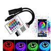 Bluetooth 24-Tasten RGB LED-Streifen-Controller mit Infrarot & App-Dimmung