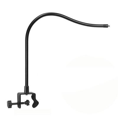 Support à pince métallique réglable avec tuyau flexible Interfaces à vis 1/4 pour caméras d'action, smartphones, tablettes