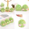 Pink Cactus Plush Doll Keyring With Short Plush Material For Bag Decoration