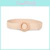 Bohemian Summer Womens Belt With Handmade Woven Raffia Cord For Casual Wear