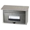 KGY Santomi Postal Mailbox SGY-201 Shiny Gray