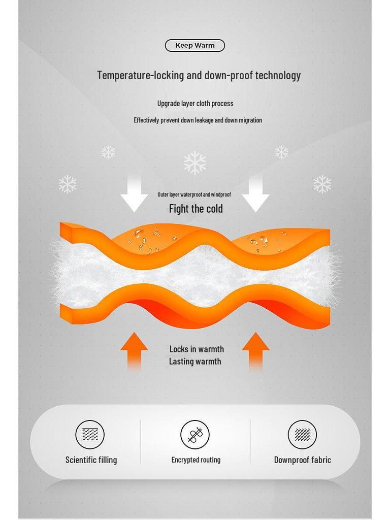 Men's Lightweight Winter Down Vest - Multi-Pocket, Thickened, Warm Workwear for Middle-Aged and Elderly.