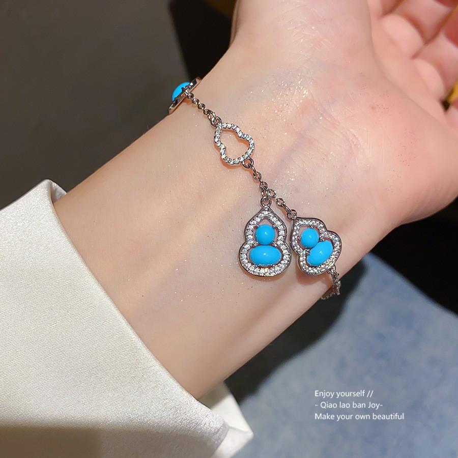 Jewelry Flower Zircon Water Drop Bracelet With Elegant Design For Women