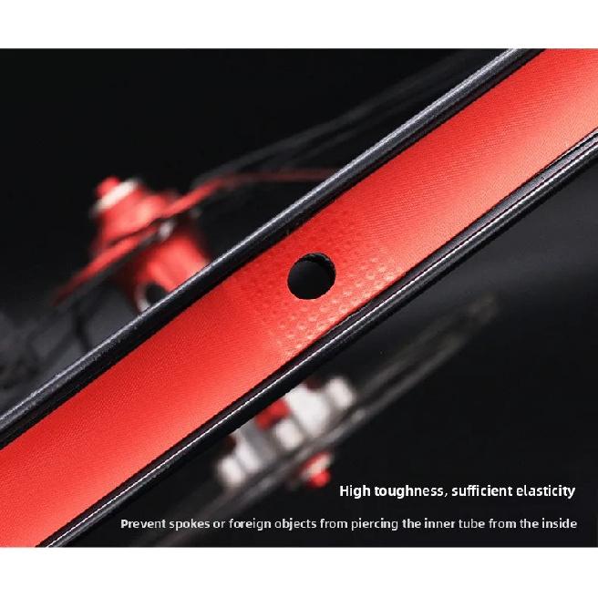 1 Pcs Bicycle Tube Premium PVC Rim Tapes Strips MTB Mountain Bike Road Bike Folding Tire Liner Cover 26 27.5 29 700c Inch
