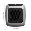 Wall Mounted Heater 800W Mini Heater Portable Electric Heater PTC Ceramic Heating Fan with Remote Control for Home Bedroom Dorm