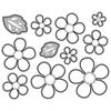 Floral Die Cuts Petal Embossing Cutting Dies Templates for Kid Birthday Card Making DIY Scrapbooking Album Paper Crafts