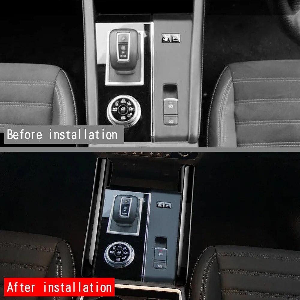 For Mitsubishi Outlander 2022 2023 2024 Interior Moulding Accessories Side Gear Shift Box Strip Cover Trim Car Styling