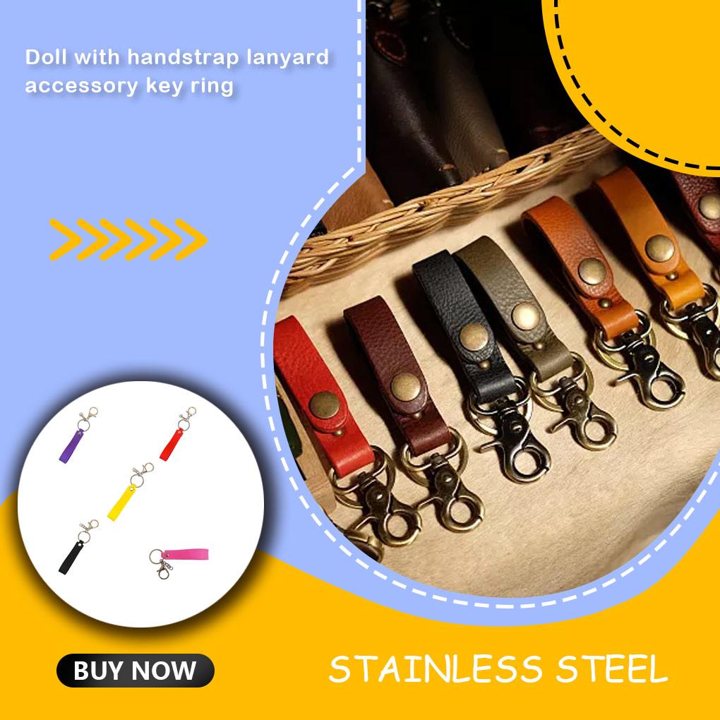 Keychain Lanyard Decorative Purse Bag Hanging Keyring Pendant Portable Key Chain Outdoor School Clasp Holder Handicraft