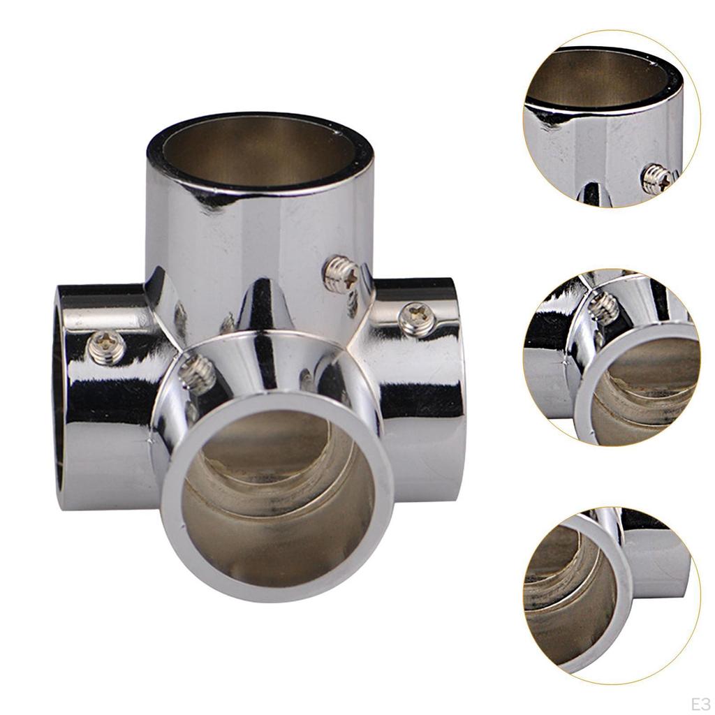 Anslutning för runda rör, 1 tum 25 mm Monteringslösning Hem Torkställ