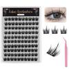 MOICUU False No Glue Partial False Natural Eyelash with Dedicated Storage Strong Large Capacity Eyelashes, Required, Eyelashes, Lightweight, 3-Second
