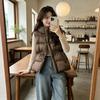 European winter new down cotton drawstring cotton vest women's medium and long warm waist slim vest jacket