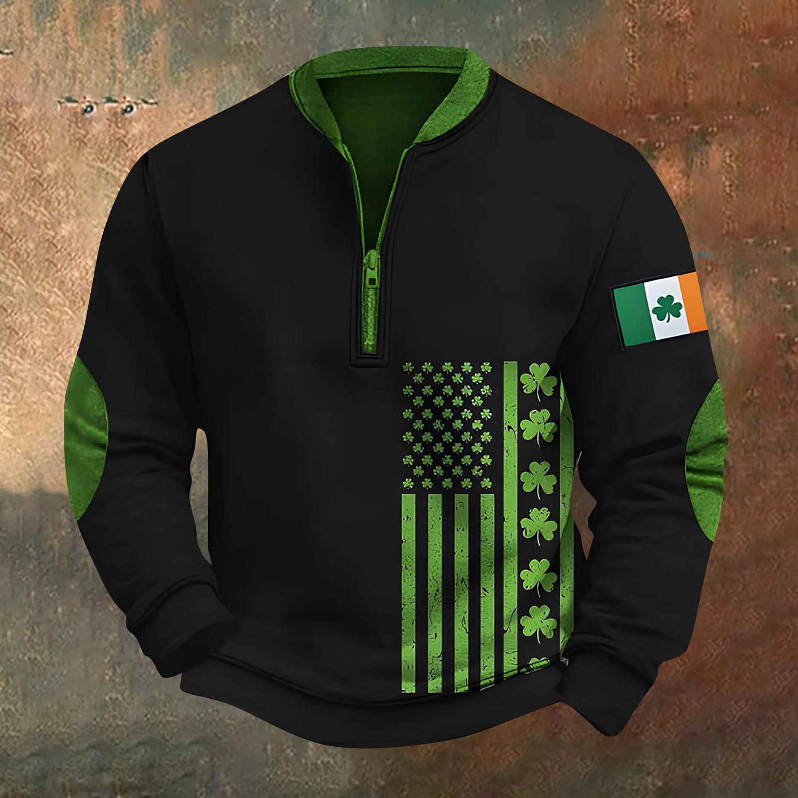 

Мужская повседневная толстовка в стиле ретро с градиентным принтом XXL зелёный