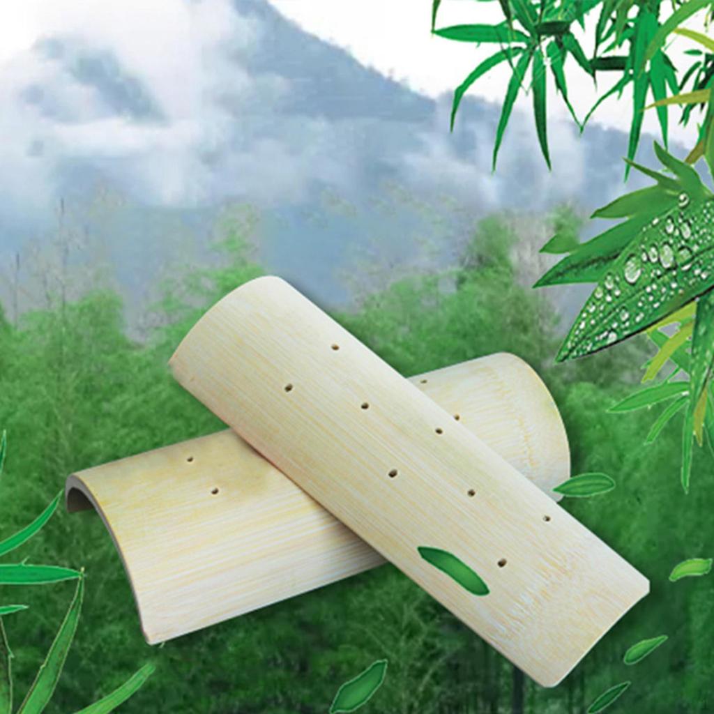 Bamboo Sauna Neck Cervical Pillow Ergonomic Handcrafted Versatile Support Waist for Dorm