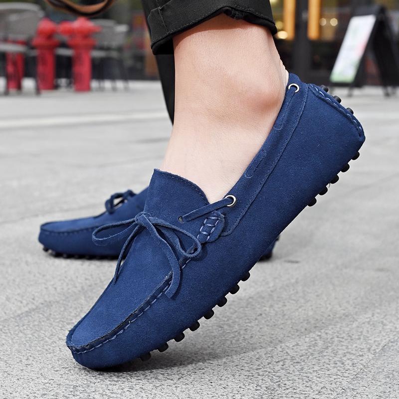 Fashion Comfortable Men Soft-Soled Loafers Moccasins Male Driving Flats Summer New Men Slip on Shoes Fashion Solid Casual Walking Shoes